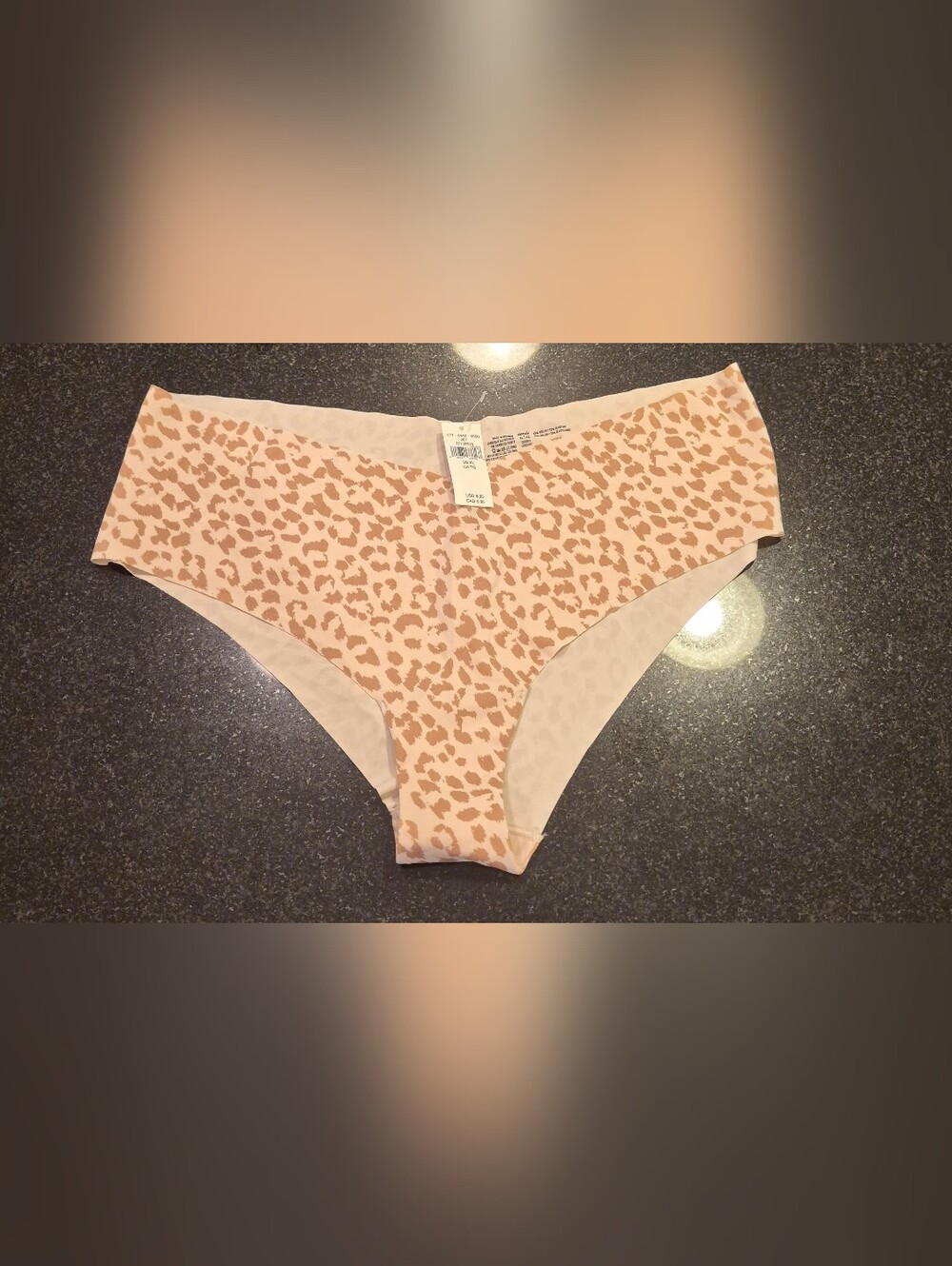 Aerie Seamless No Show Leopard Cheeky Panty, Size XL